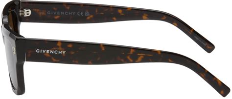 givenchy tortoiseshell rectangular sunglasses|Givenchy: Tortoiseshell GV Day Sunglasses .